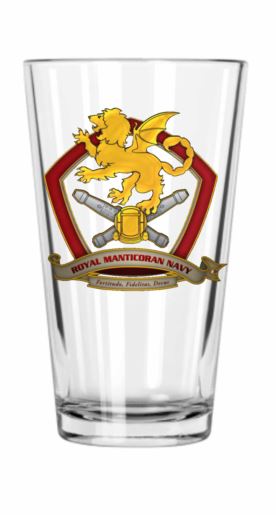 Royal Manticoran Navy (RMN) Pint Glass